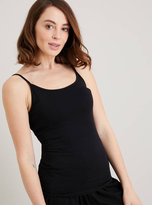 Black vest top discount dressy